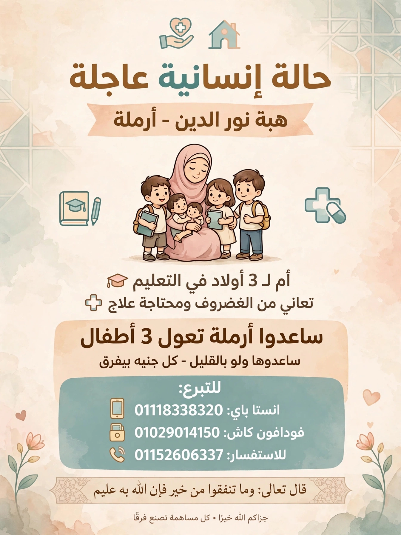 حالة إنسانية - طرق التبرع